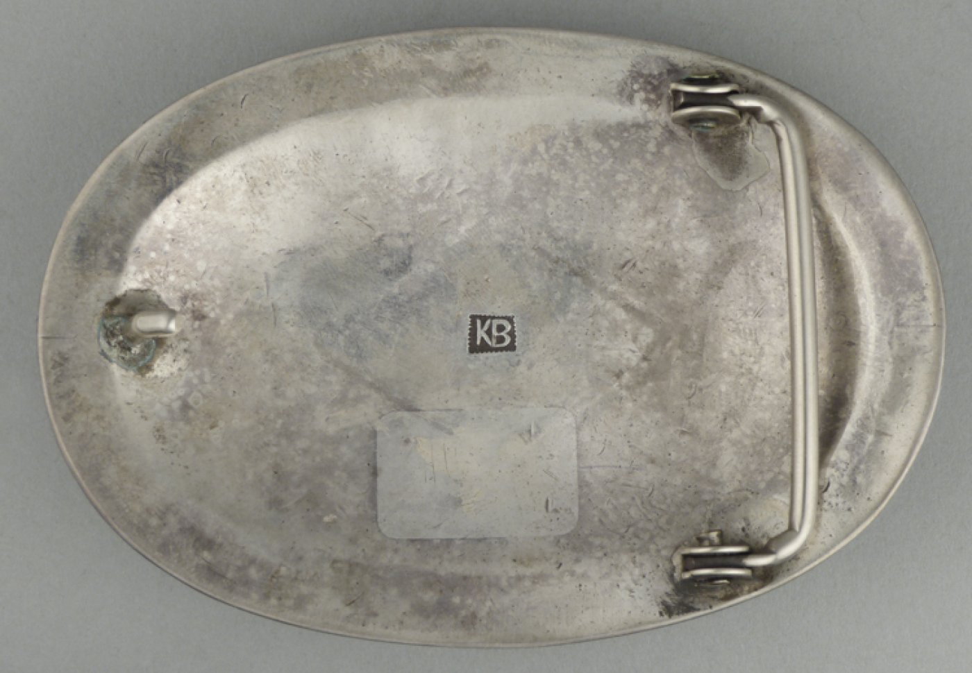 Silver Belt Buckle c.1960s Shiprock Santa Fe