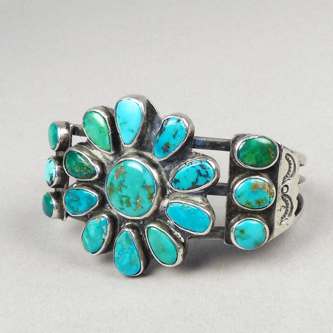 Navajo Cluster Bracelet Shiprock Santa Fe