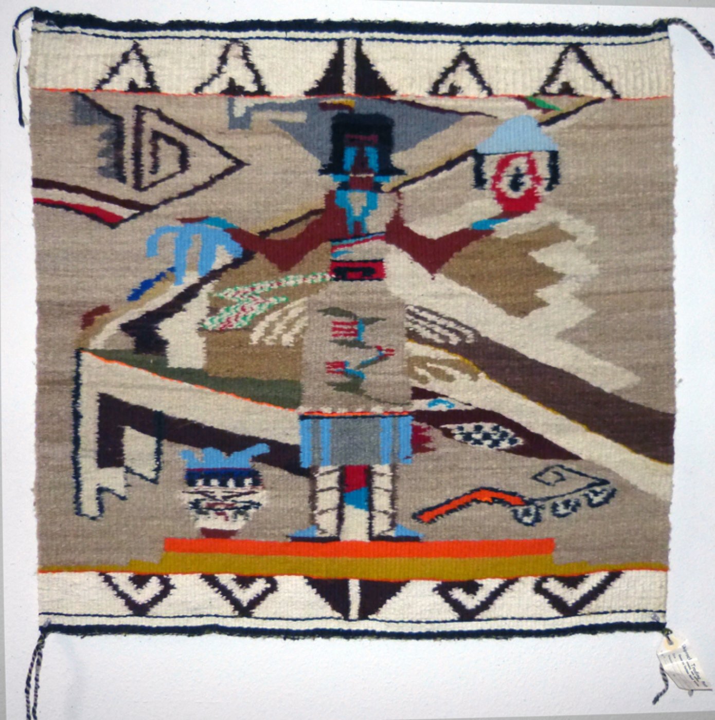 Navajo Yei Maiden Rug, c.1970 Shiprock Santa Fe