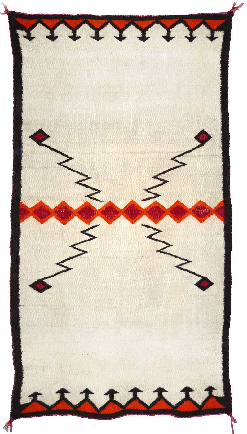 Navajo Double Saddle Blanket, c.1940 | Shiprock Santa Fe