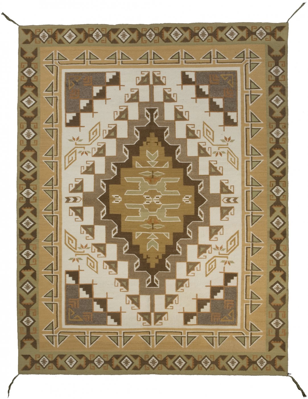 Navajo Teec Nos Pos Trading Post Rug, c.1970 Shiprock Santa Fe