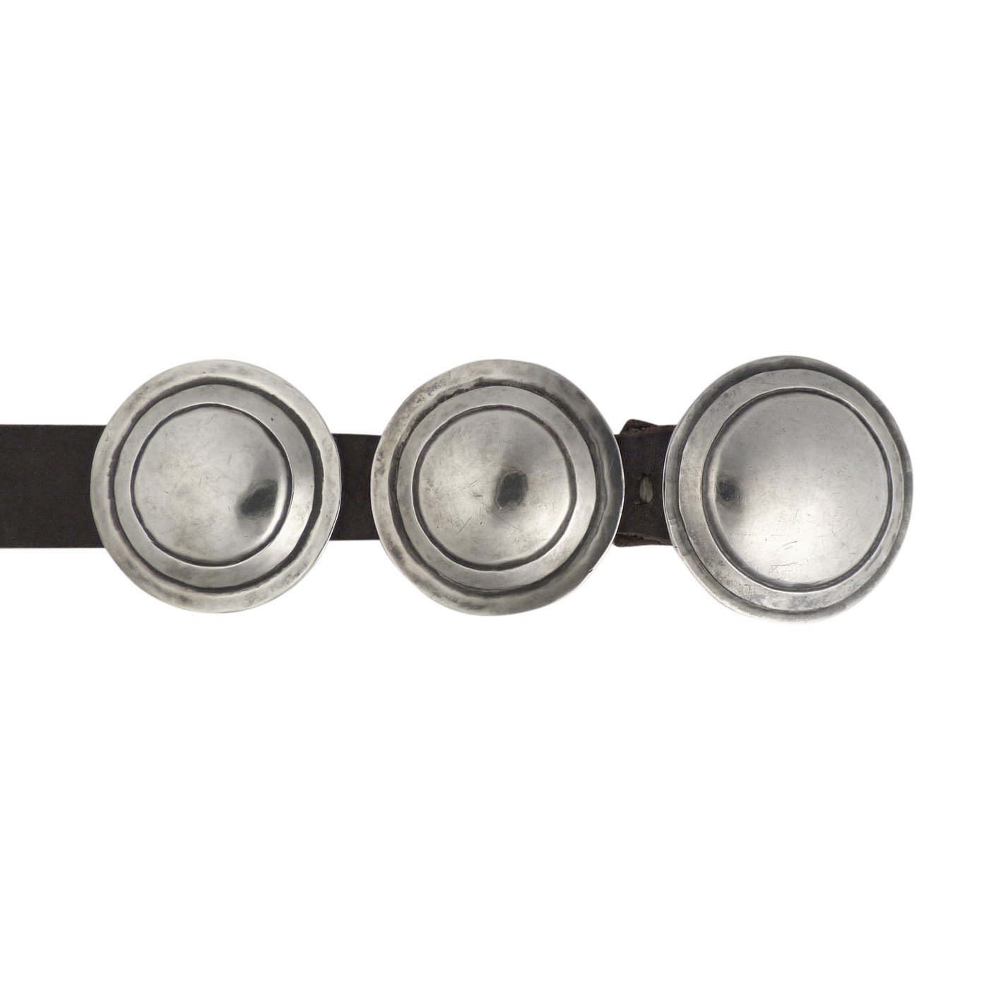 James Faks, Blackfoot Silver Concho Belt with Ten Conchas Shiprock