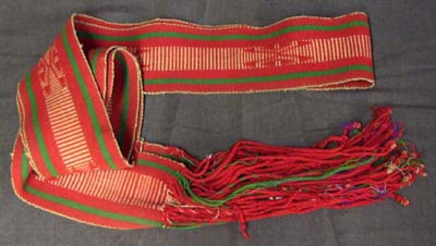 VINTAGE Southwestern Sash Belt - Sz OS Boho Southwestern-styles silver concho belt turquoise fringe  main image 3