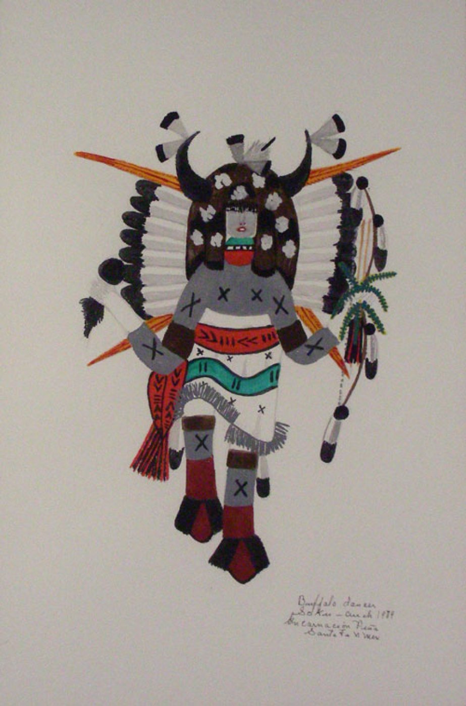 Buffalo Dancer, c. 1979 | Shiprock Santa Fe