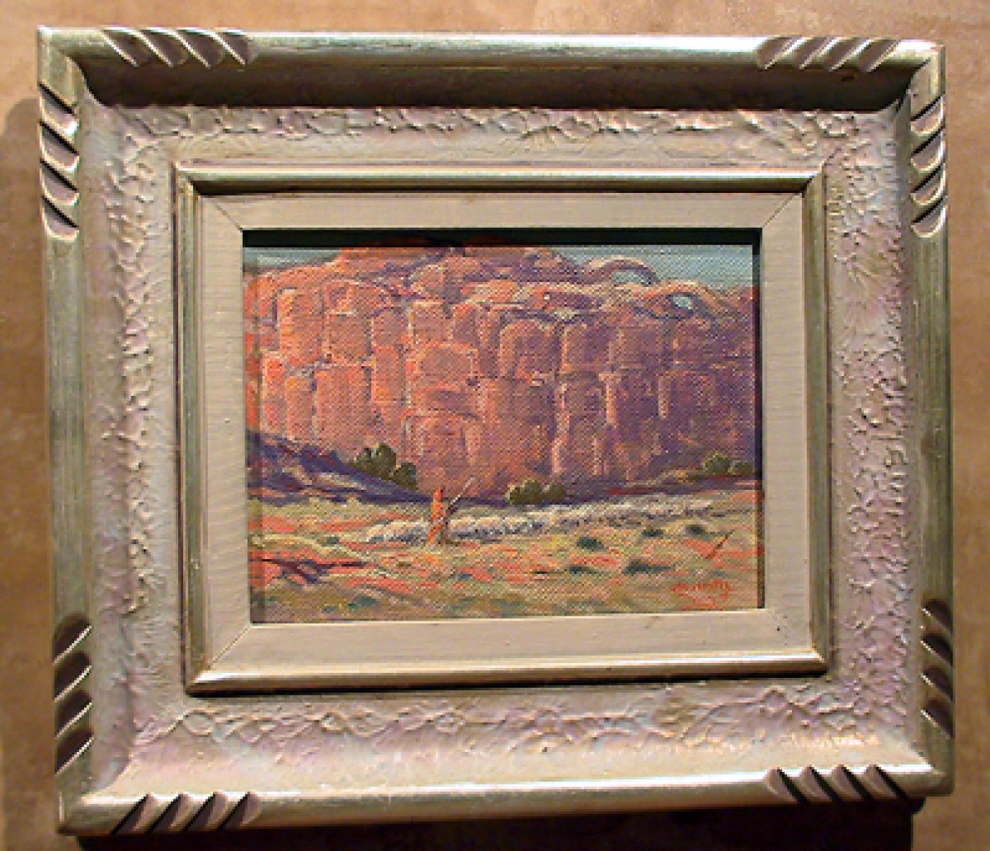 "Red Rock NM" Oil Painting | Shiprock Santa Fe