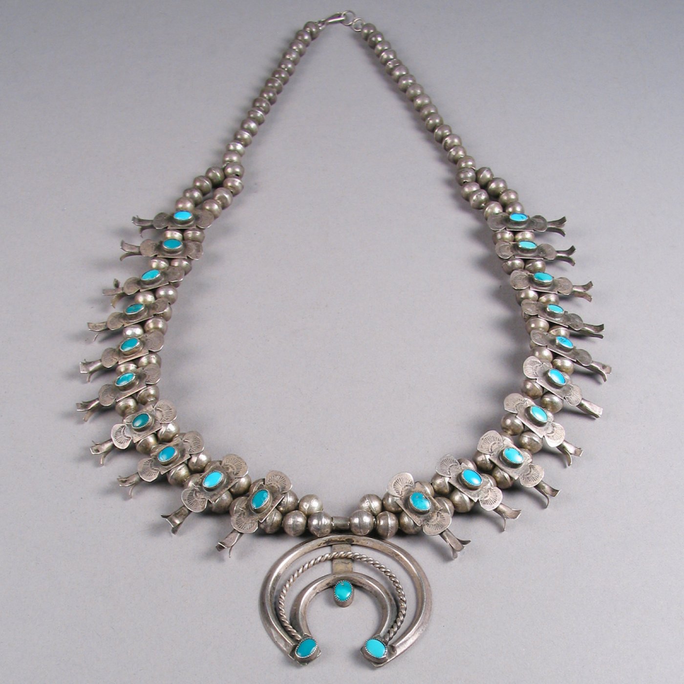 Box Bow Squash Blossom Necklace, c.1940 | Shiprock Santa Fe