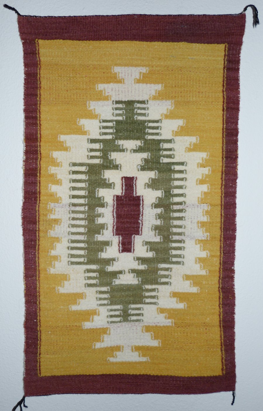 Navajo Two Faced Rug, c. 1960's Shiprock Santa Fe