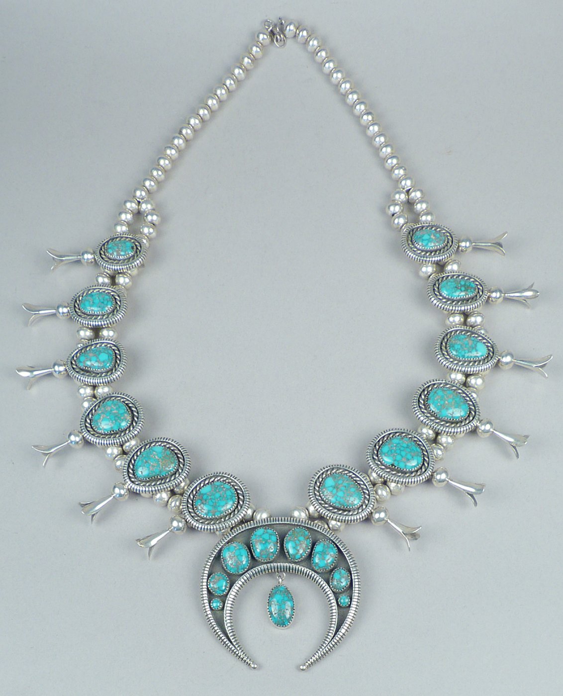 Squash Blossom Necklace, c.1970 Shiprock Santa Fe