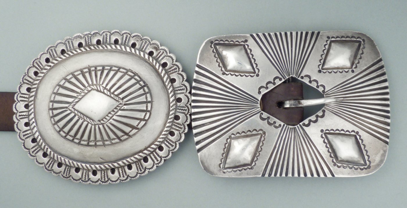 Silver Navajo Concho Belt