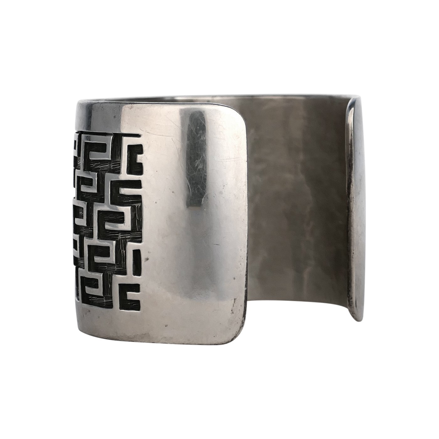 Phillip Honanie, Hopi Silver Overlay Bracelet | Shiprock Santa Fe
