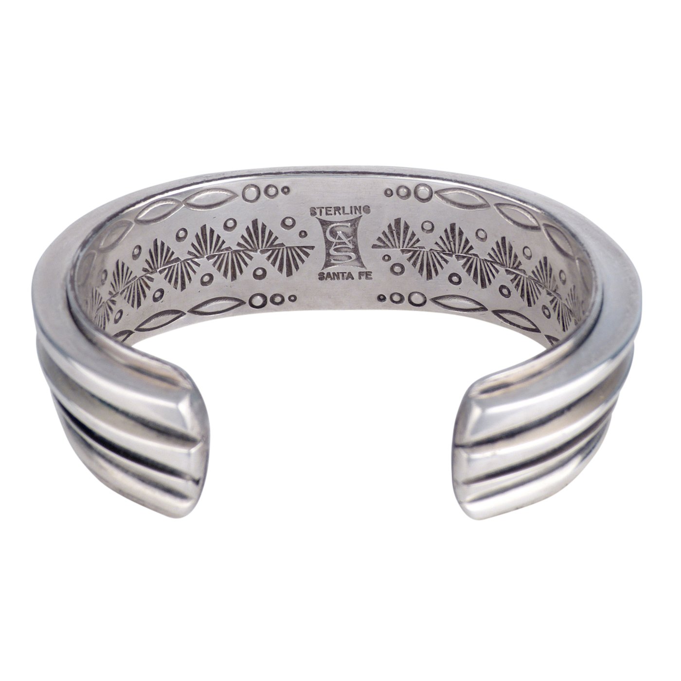 Cody Sanderson, Navajo Multi-Layered Silver Bracelet | Shiprock Santa Fe