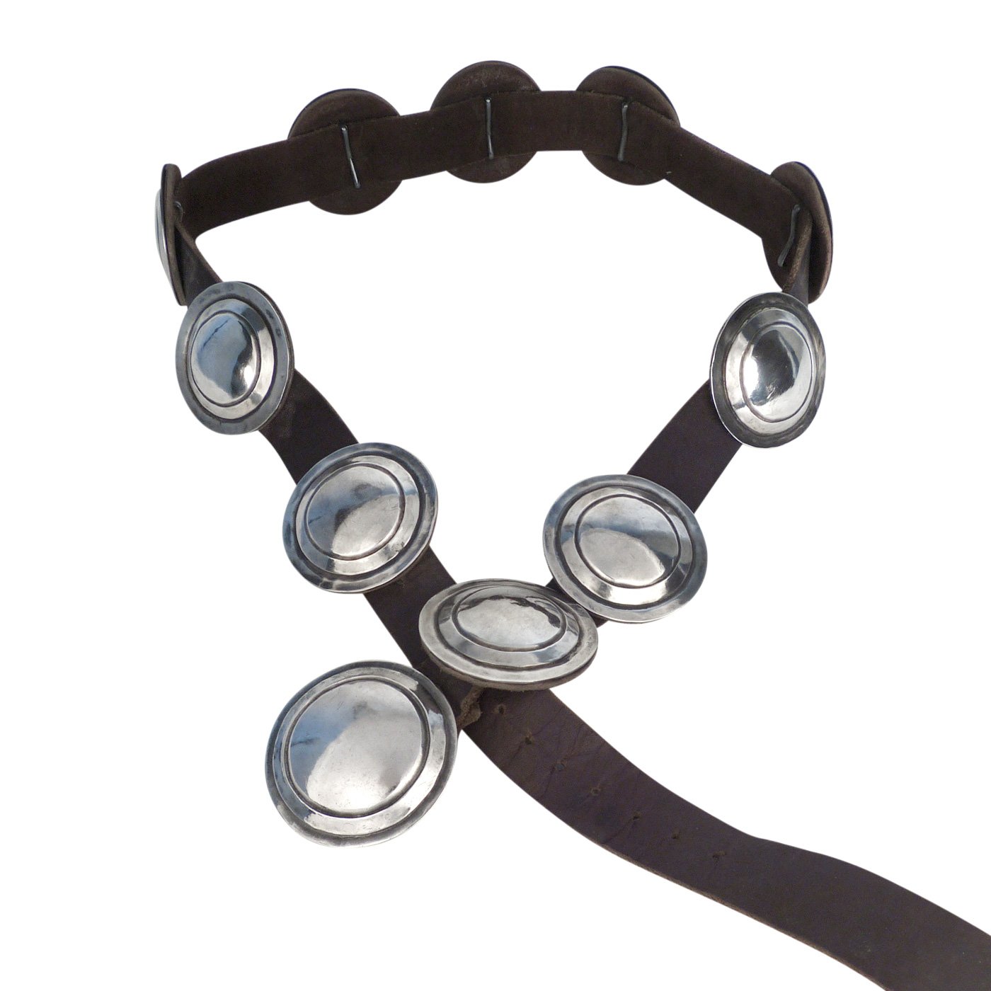 James Faks, Blackfoot Silver Concho Belt with Ten Conchas Shiprock