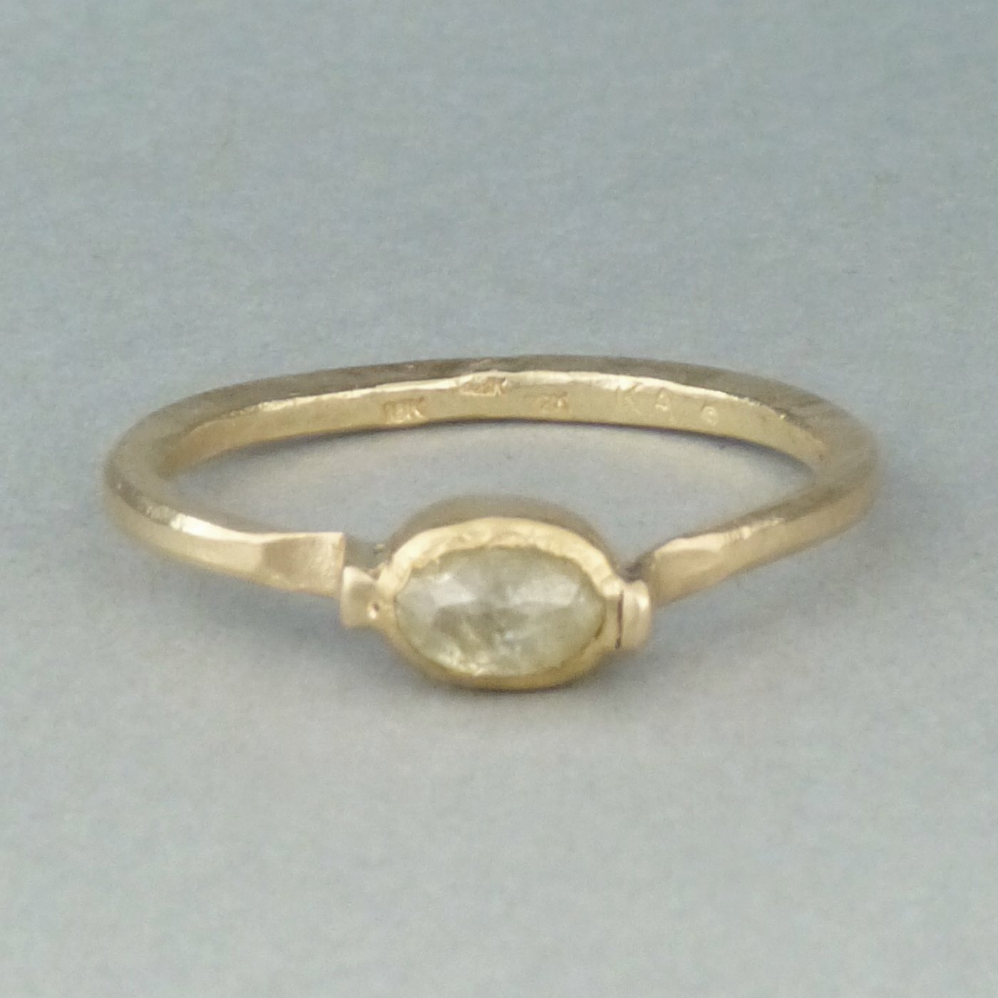 Kiowa 22k Gold and Rose Cut Diamond Ring by Keri Ataumbi | Shiprock ...