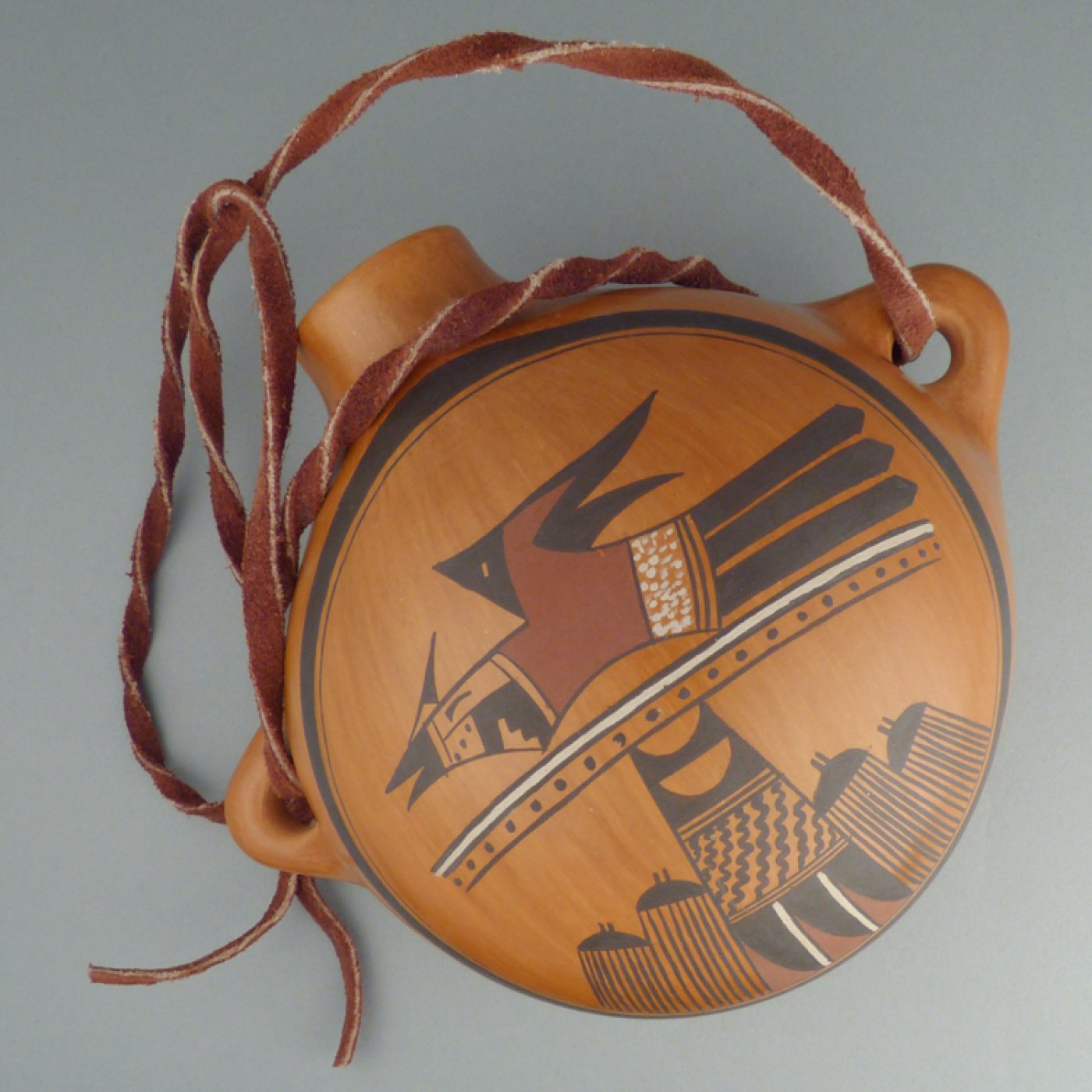 Hopi Polychrome Canteen, c.1996 | Shiprock Santa Fe