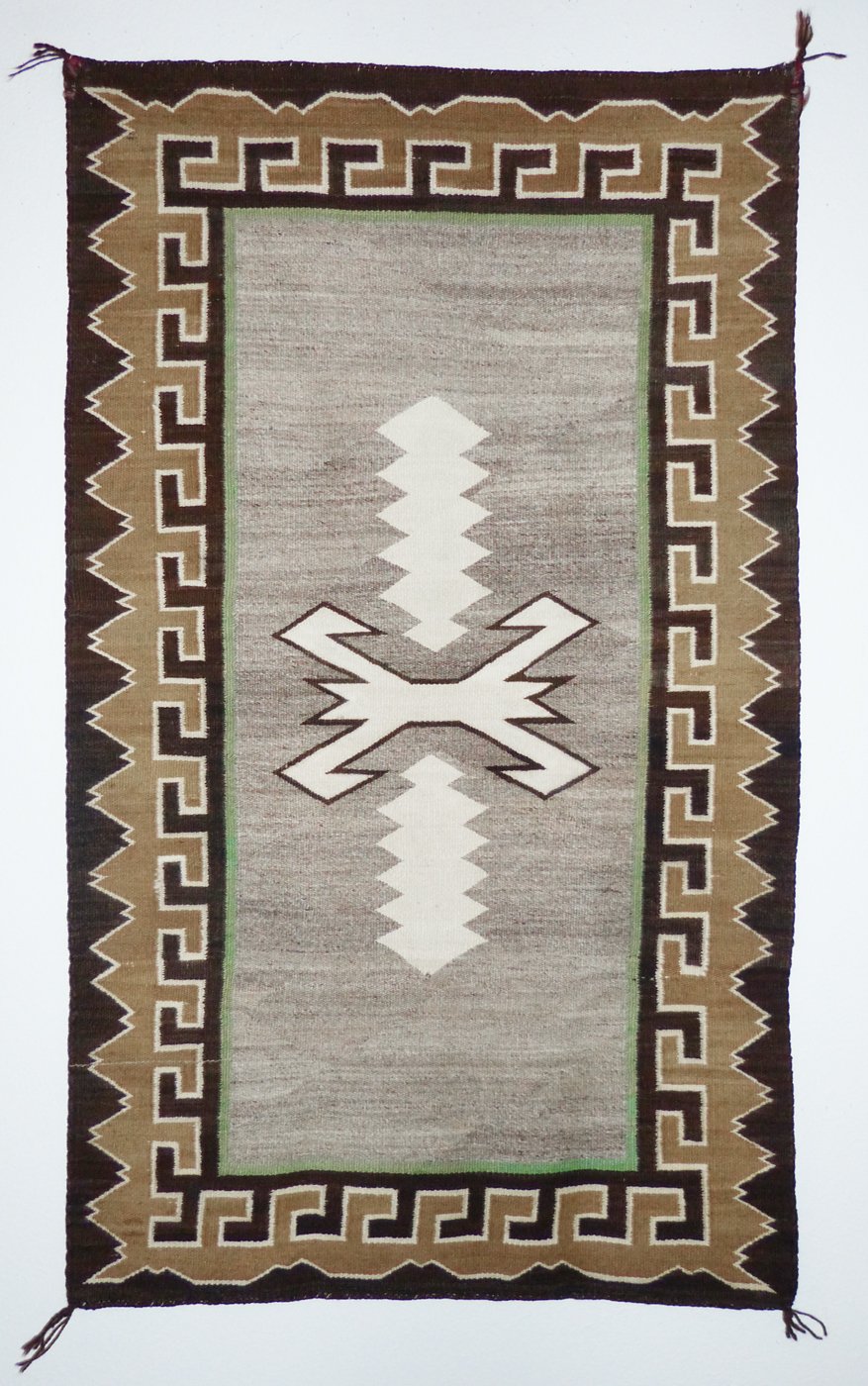 Navajo Double Saddle Blanket, c.1920 Shiprock Santa Fe