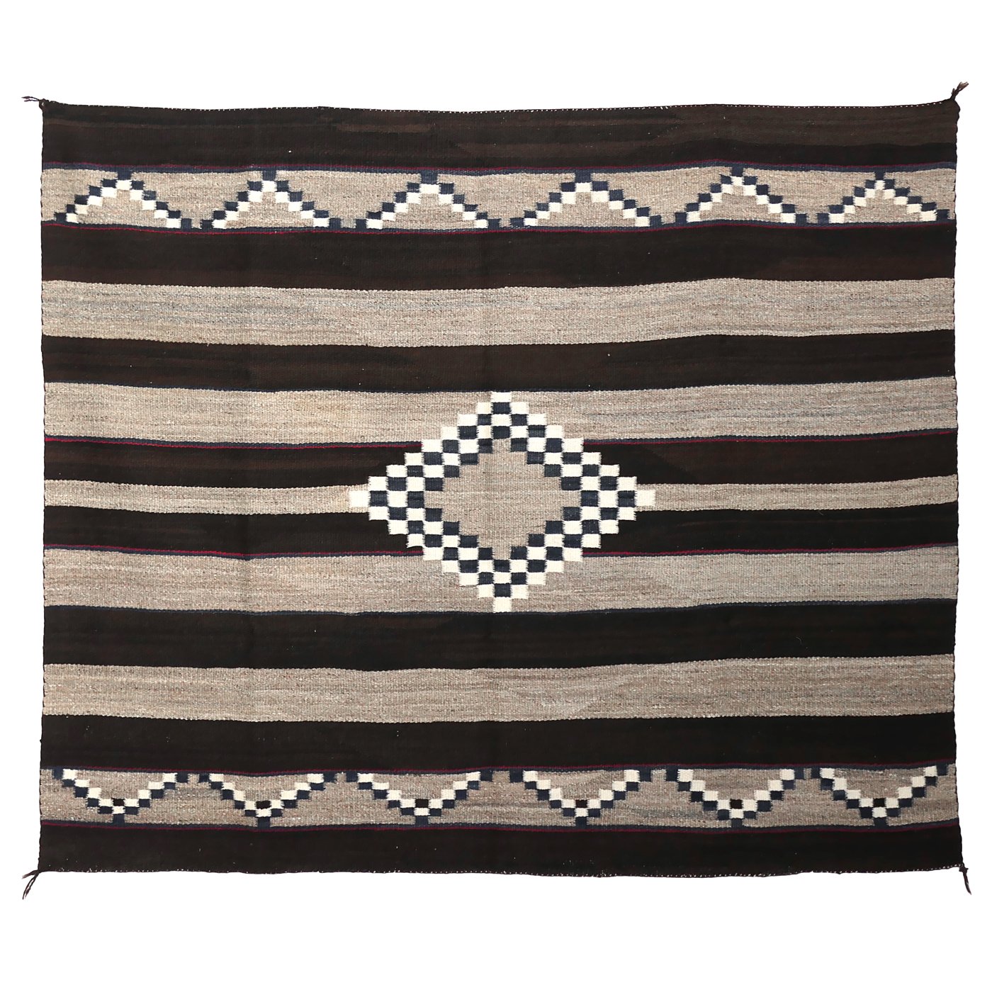 Navajo Third Phase Revival Chief Blanket, c.1920 | Shiprock Santa Fe