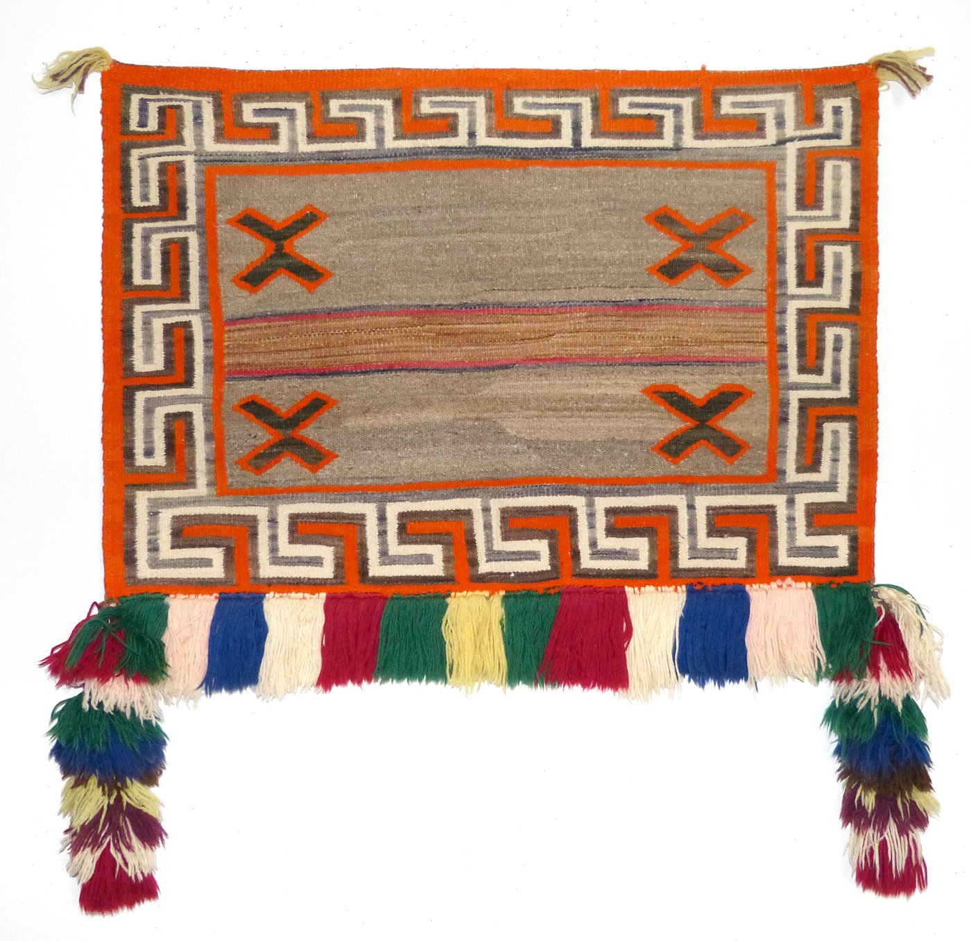 Navajo Single Saddle Blanket, c.1930 Shiprock Santa Fe