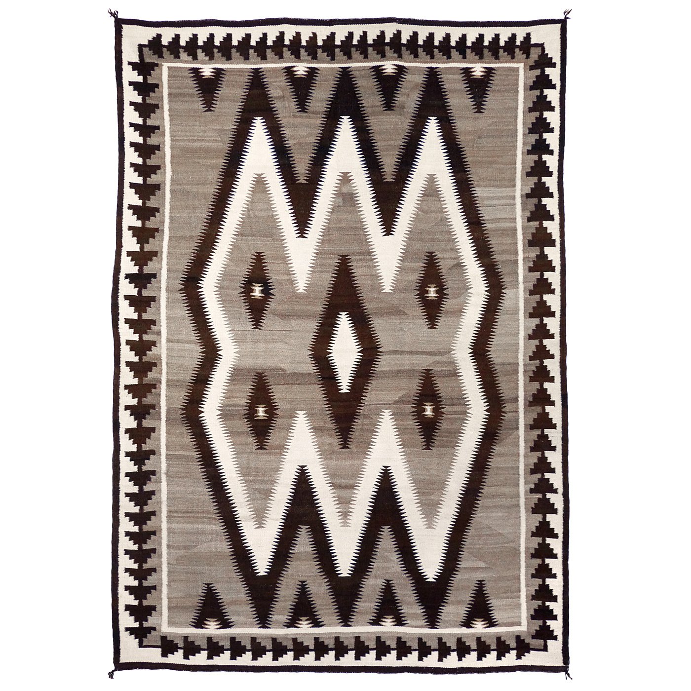 Navajo Natural Regional Rug, c.1910 Shiprock Santa Fe