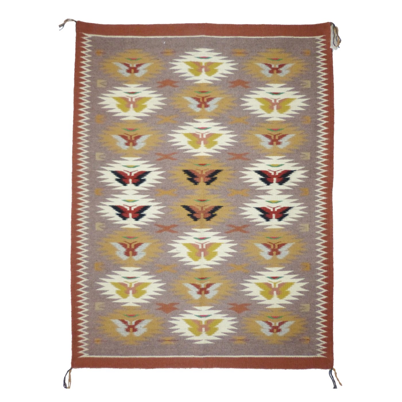 Navajo Butterfly Pictorial Rug, c. | Shiprock Santa Fe