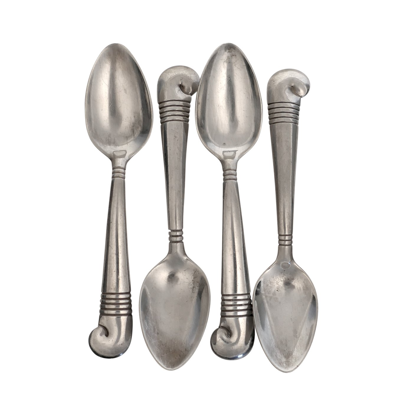 White Hogan, Navajo Thirty Seven Piece Silverware Set, c.1950 