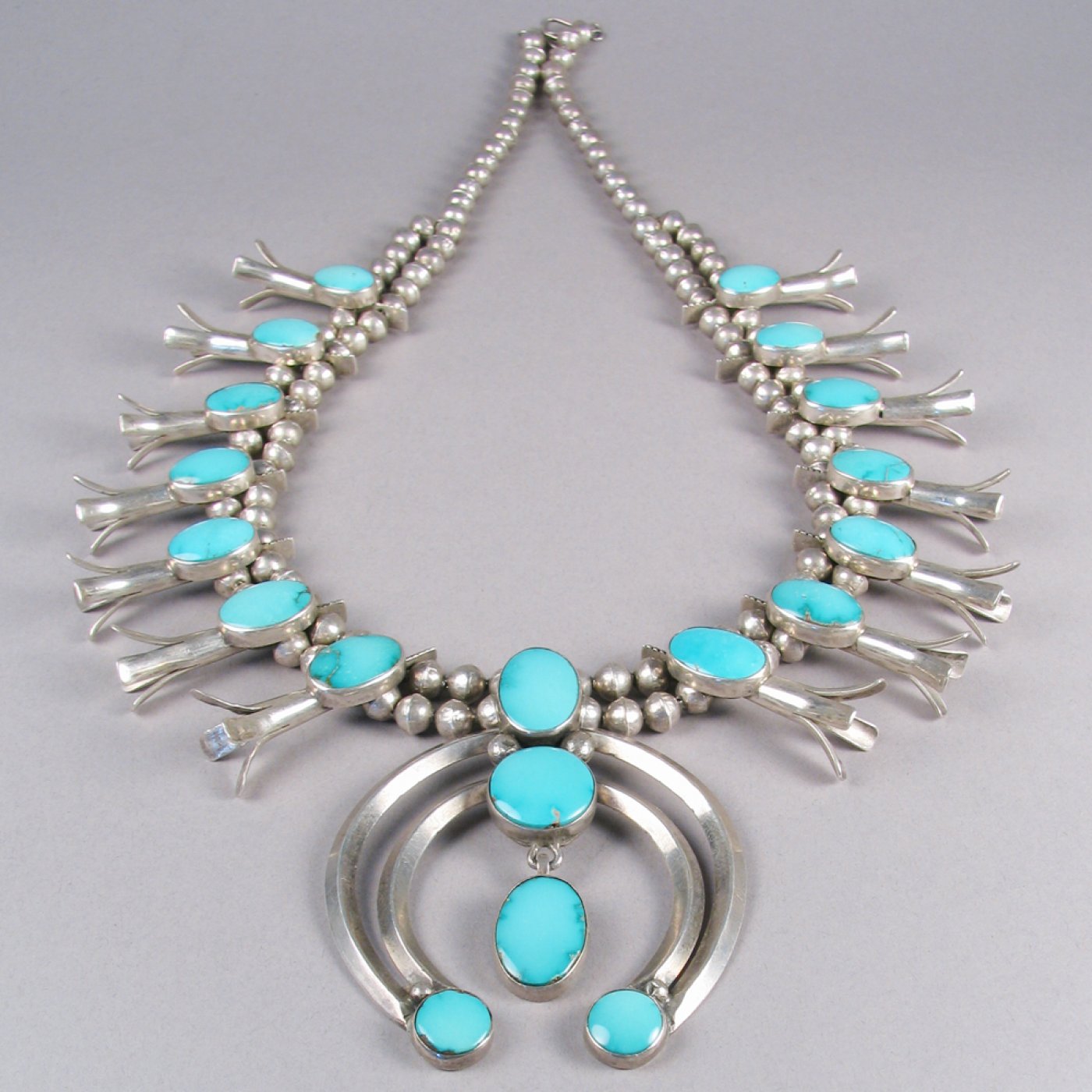 Squash Blossom Necklace, c.1970 Shiprock Santa Fe