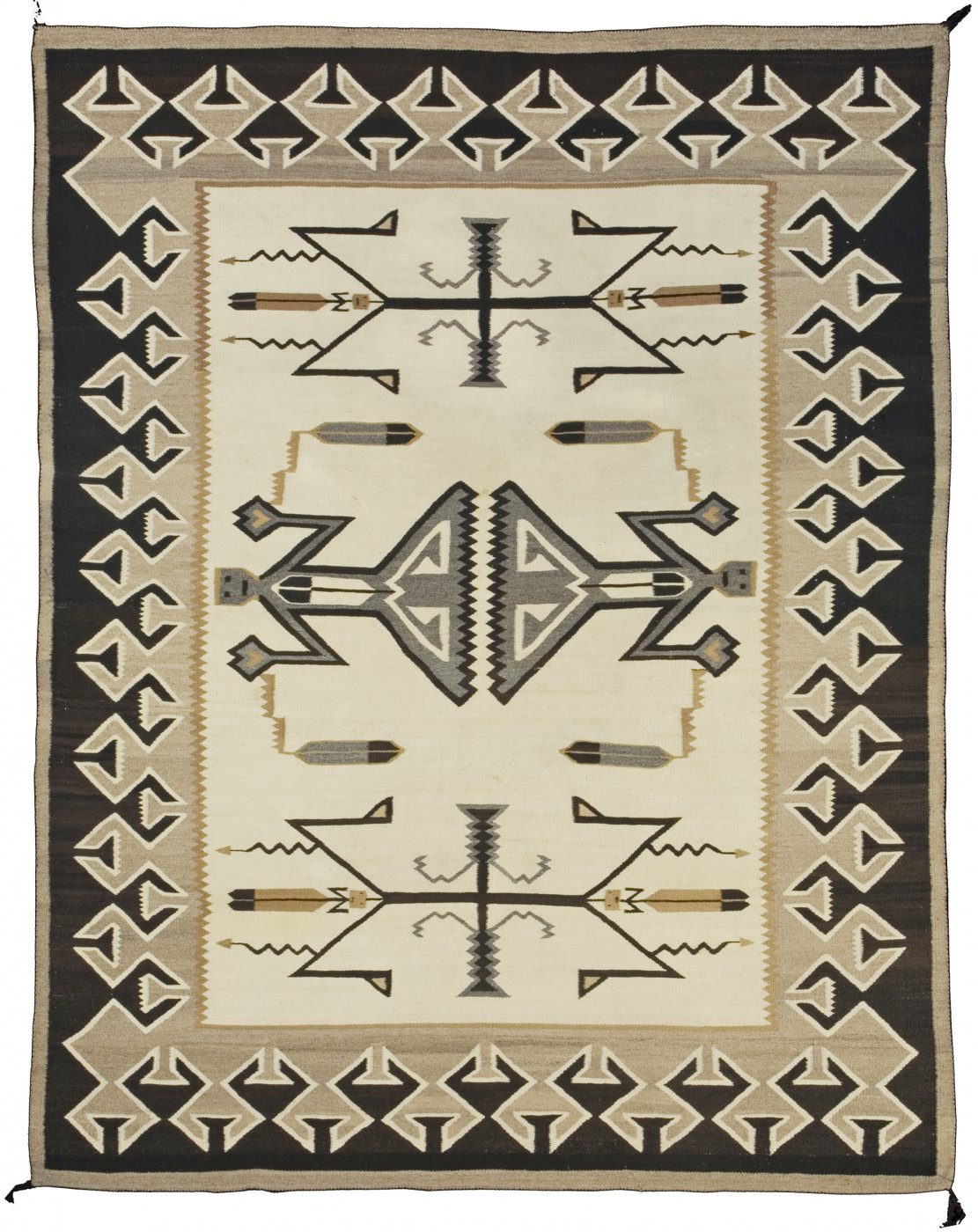 Teec Nos Pos Textile, c.1940 Shiprock Santa Fe