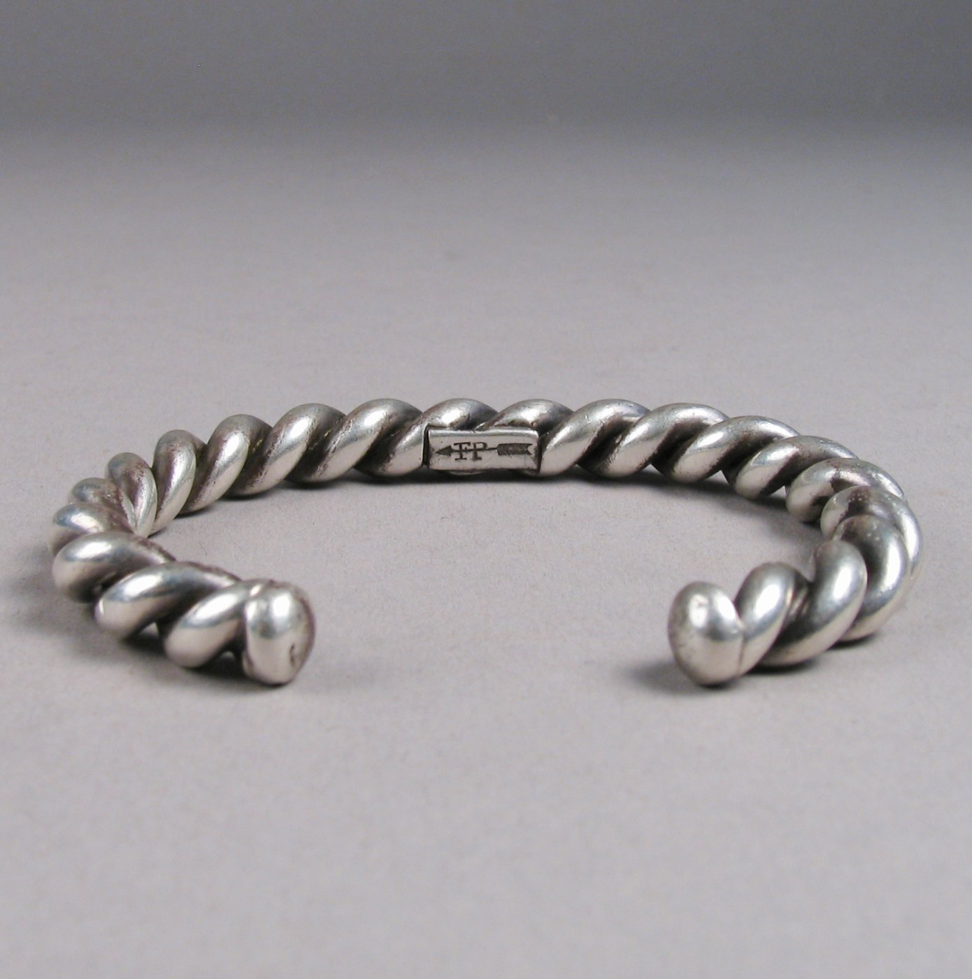 Twisted Silver Wire Bracelet, c.1950 | Shiprock Santa Fe