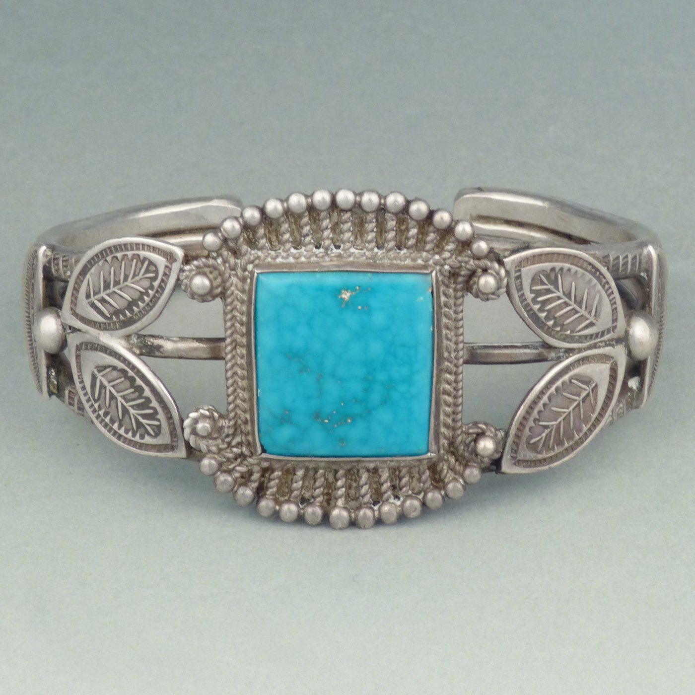Hopi Silver Bracelet by Ralph Tawangyaouma, c.1950 | Shiprock Santa Fe