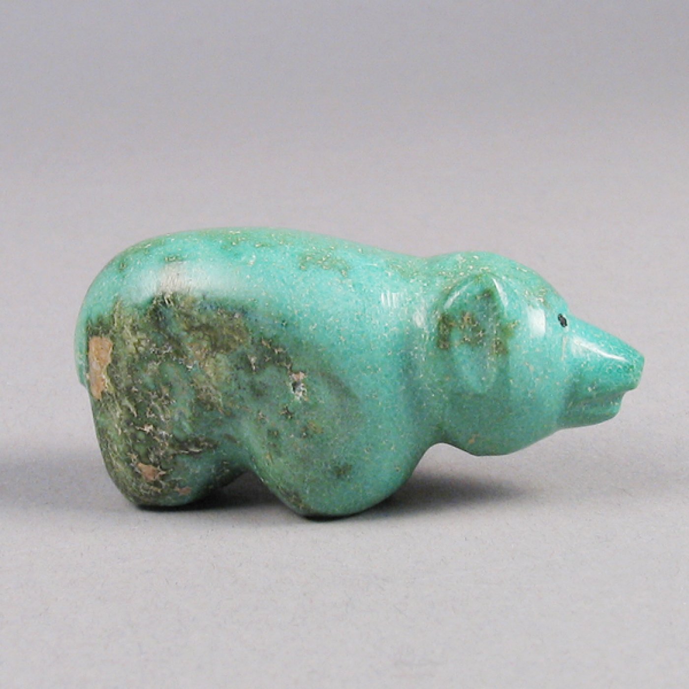 Carved Turquoise Bear Fetish | Shiprock Santa Fe