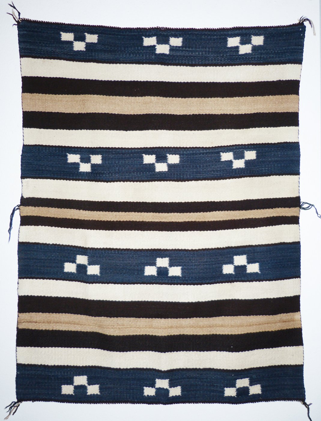 Banded Hopi Blanket, c.1950 Shiprock Santa Fe