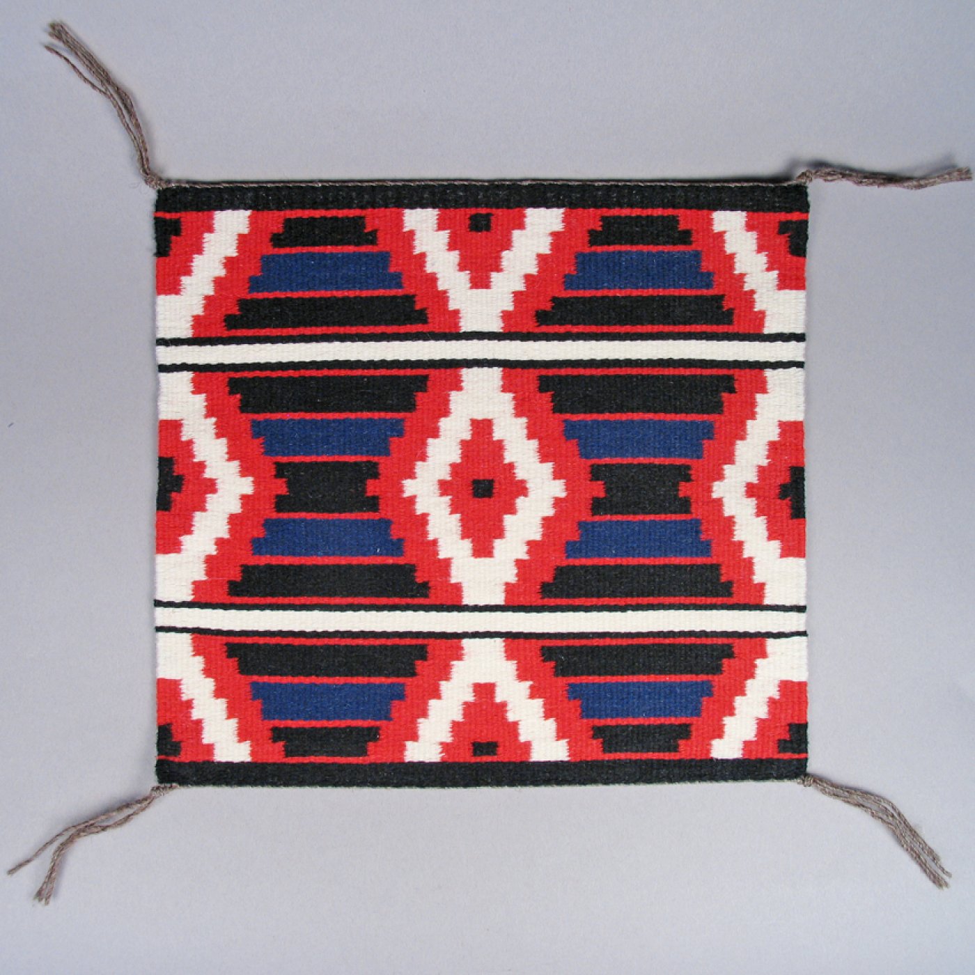 Navajo Miniature Tapestry Chief Blanket Weaving Shiprock Santa Fe