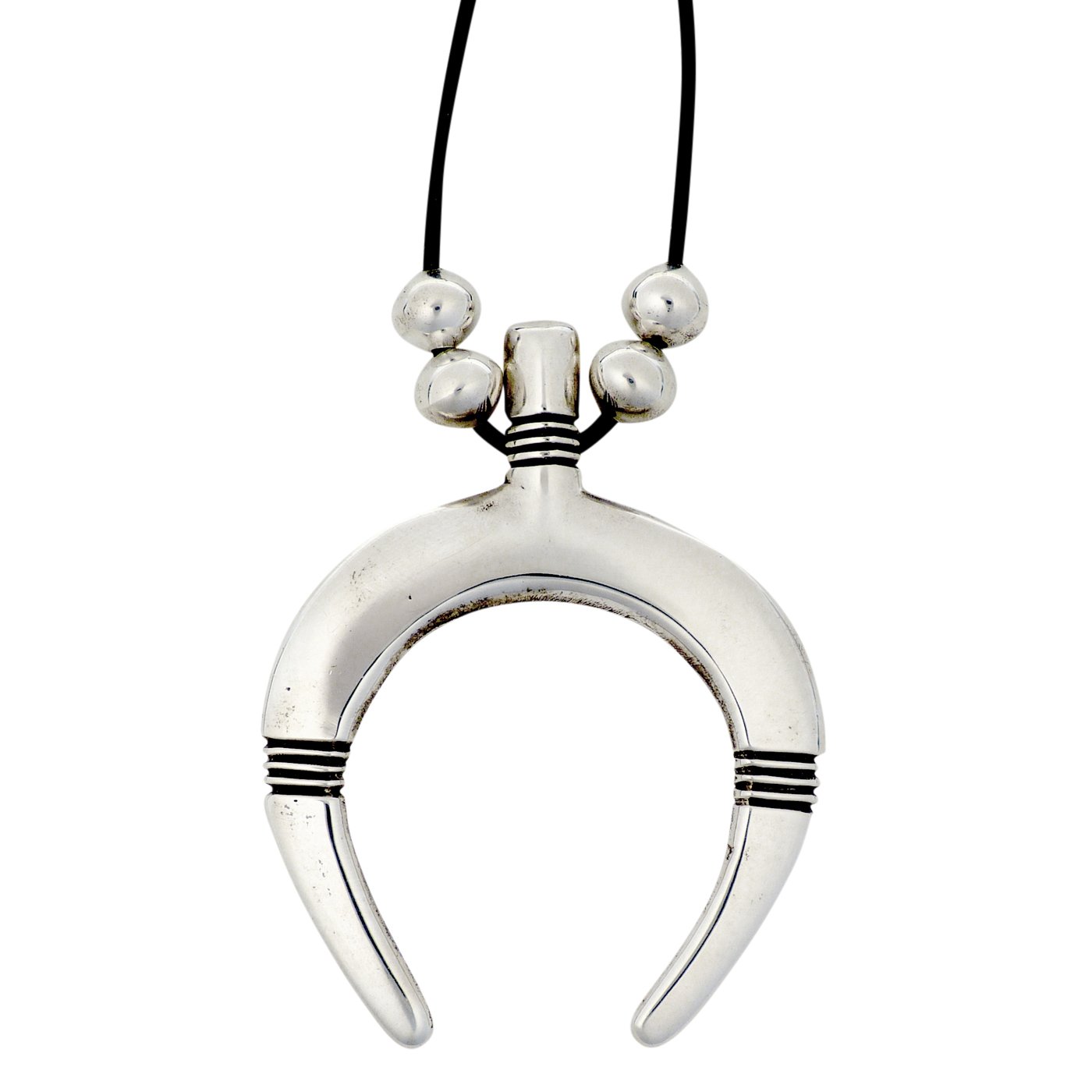 Cippy Crazy Horse, Cochiti Silver Naja Pendant | Shiprock Santa Fe
